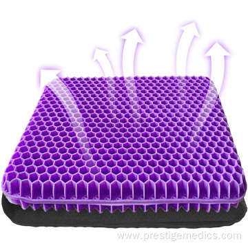 TPE gel purple seat cushion